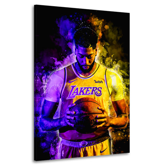 Wandbild Kunstwerk Basketball, Demarcus Cousins Abstract Style