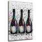 Champagner Lifestyle Pop Art Flasche Wandbild Kunstwerk