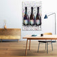 Champagner Lifestyle Pop Art Flasche Wandbild Kunstwerk