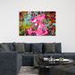 Cool Panther Pop Art Comic Wandbild Kunstwerk