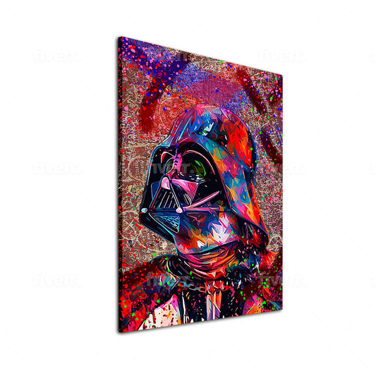 Wandbild Kunstwerk The Dark Side Abstract Pop Art