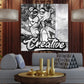 Wandbild Kunstwerk Fantastic Creativ Panther Street Art Comic