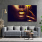 Frau, Gesicht, Gold Edition Wandbild Kunstwerk