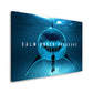 Wandbild Kunstwerk Hai Calm Under Pressure, Motivation