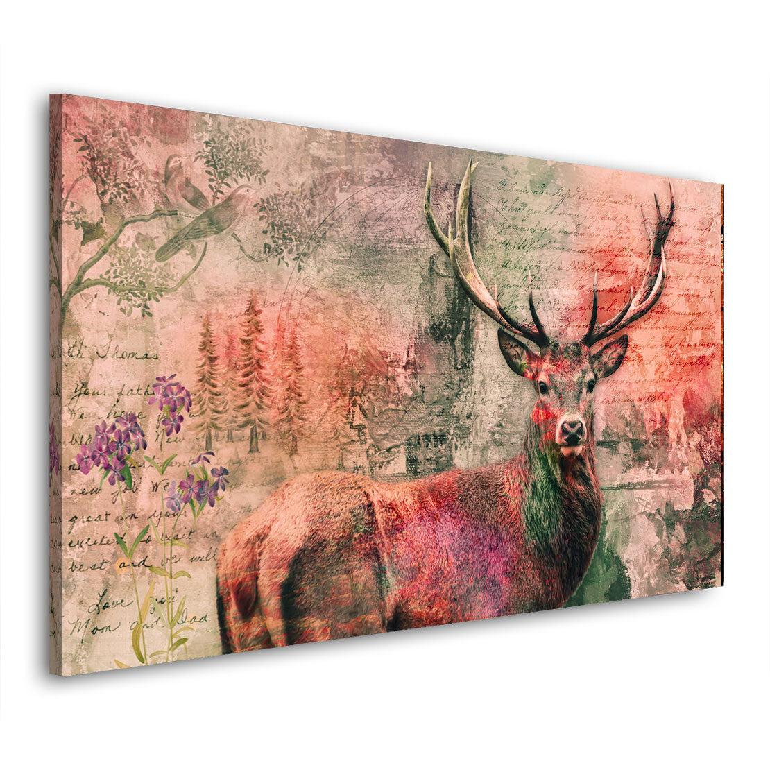 Hirsch Colour Abstrakt Wandbild Kunstwerk