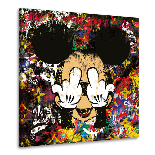 Wandbild Kunstwerk Lifestyle Mickey Street Art Abstract