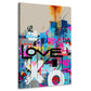 Love Abstract Pop Art Wandbild Kunstwerk