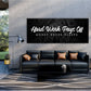 Motivation, Hard Work Pays Off Wandbild Kunstwerk