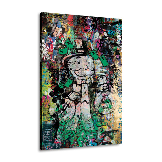 Wandbild Kunstwerk Pop Art Abstract Rich Life