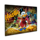Wandbild Kunstwerk Pop Art Dagobert HUSTLE