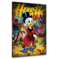 Pop Street Art Dagobert HUSTLE Colour Wandbild Kunstwerk