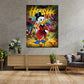 Pop Street Art Dagobert HUSTLE Colour Wandbild Kunstwerk