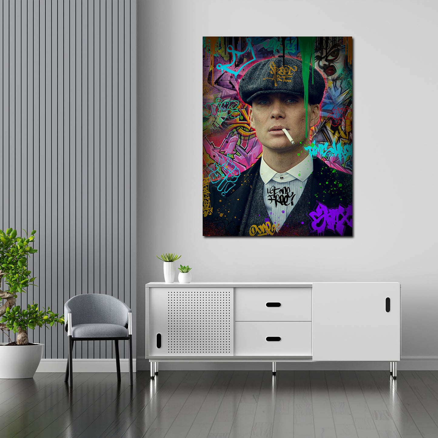 Wandbild Kunstwerk Pop Street Art Shelby