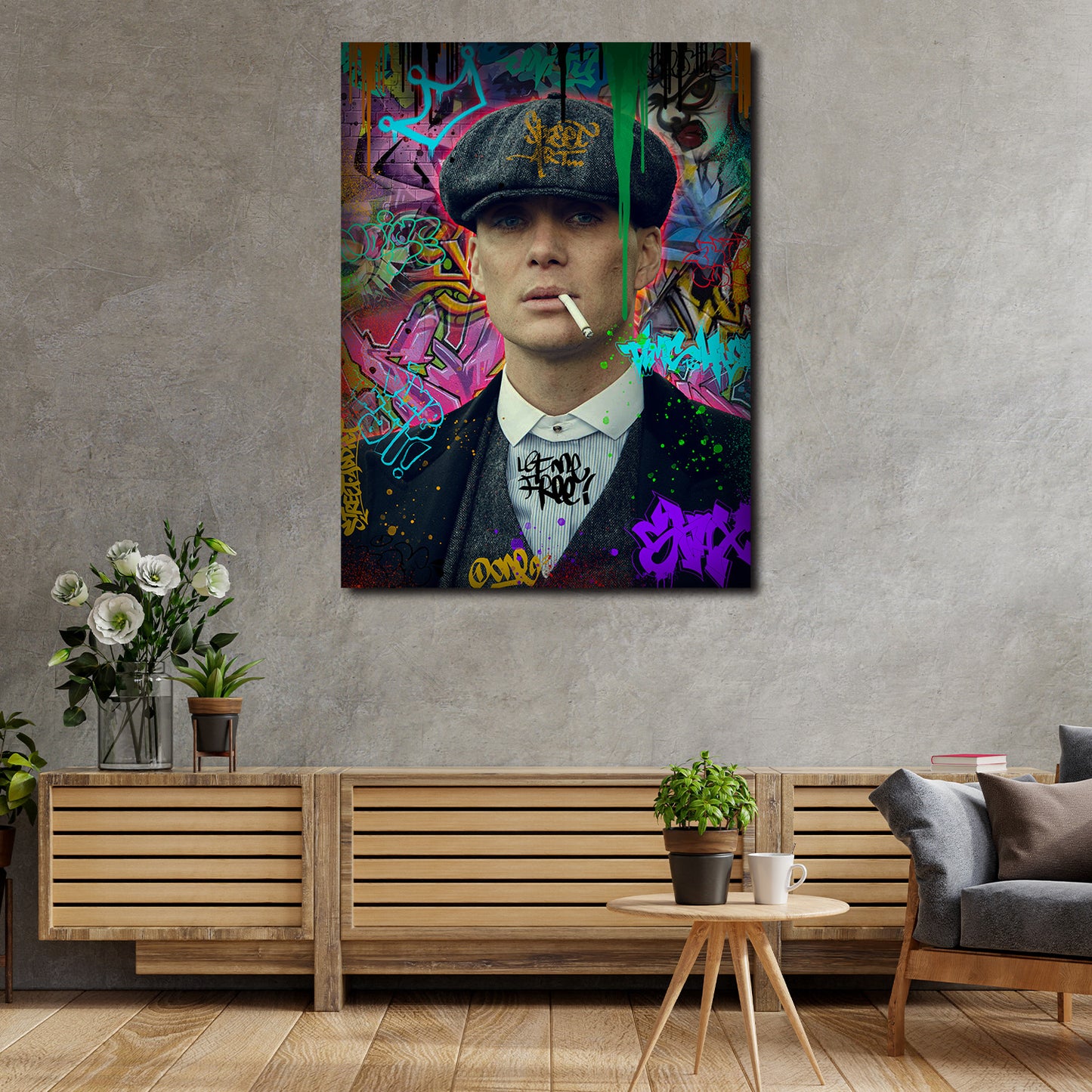 Wandbild Kunstwerk Pop Street Art Shelby