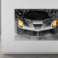 Sportwagen Motivation Geld & Erfolg Money Style Wandbild Kunstwerk