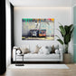 Street Art Kids, Banksy Style Wandbild Kunstwerk