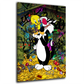 Pop Street Art Sylvester & Tweety Wandbild Kunstwerk
