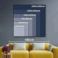 Wandbild Kunstwerk Motivation Uhr Gold Style